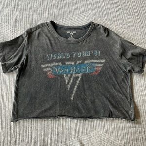 American Eagle Van Halen Crop top